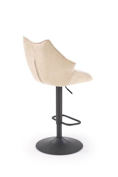 Barová židle Halmark (černá + béžová)