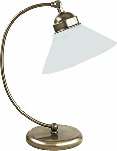 Stolní lampa Marian 2702 (bronzová + bílá)