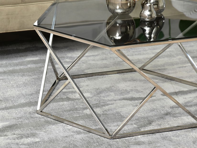 Konferenční stolek Jacarta (chromová)