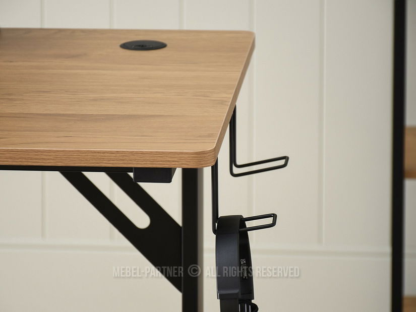 PC stolek Matts 115 (dub + černá)