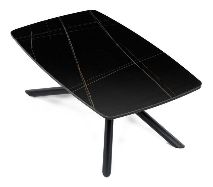 Konferenční stolek Apoyabamos (mramor černý)