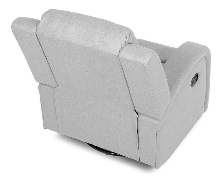 Polohovací křeslo Triple (stříbrná)