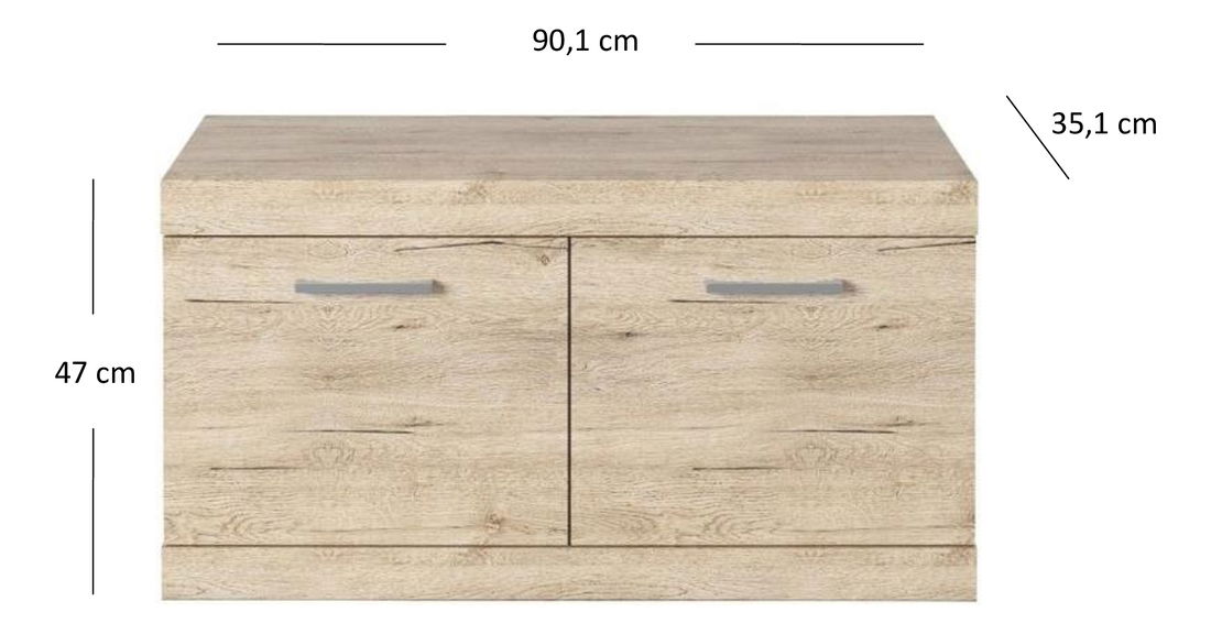 Komoda ORIT (dub san remo)