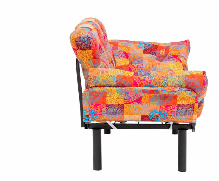 Rozkládací křeslo Nitty (oranžová)