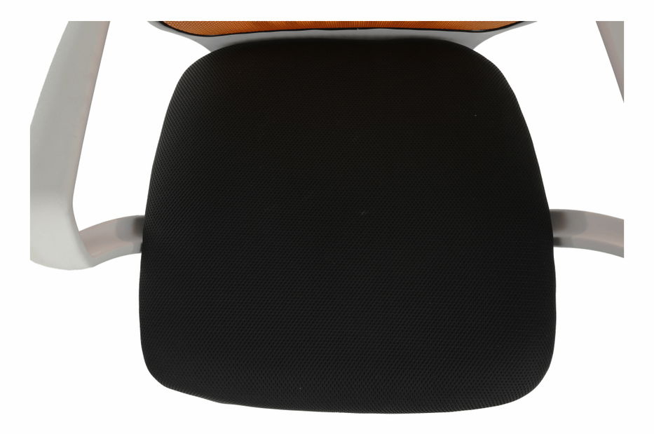 Kancelářské křeslo Leledo oranžová + černá