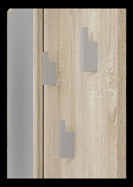 Předsíňová sestava Reclemos 1 (dub sonoma) (se zrcadlem)