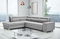 Rohová sedací souprava Dayle (světle šedá) (L)