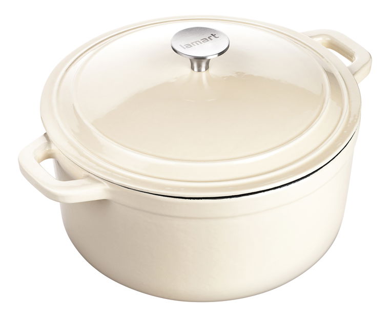 Hrnec Lamart Iron 26cm (krémová)