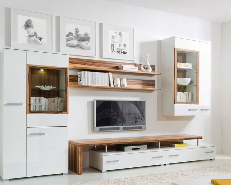 Vitrína na stěnu BRW Dolomit SFW1W1D/13/8