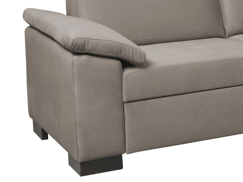 Rohová sedací souprava BRW San Remo Područka A (hnědá) (P) *dárek ZDARMA