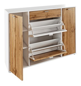 Botník Anabell (bílá + dub wotan)