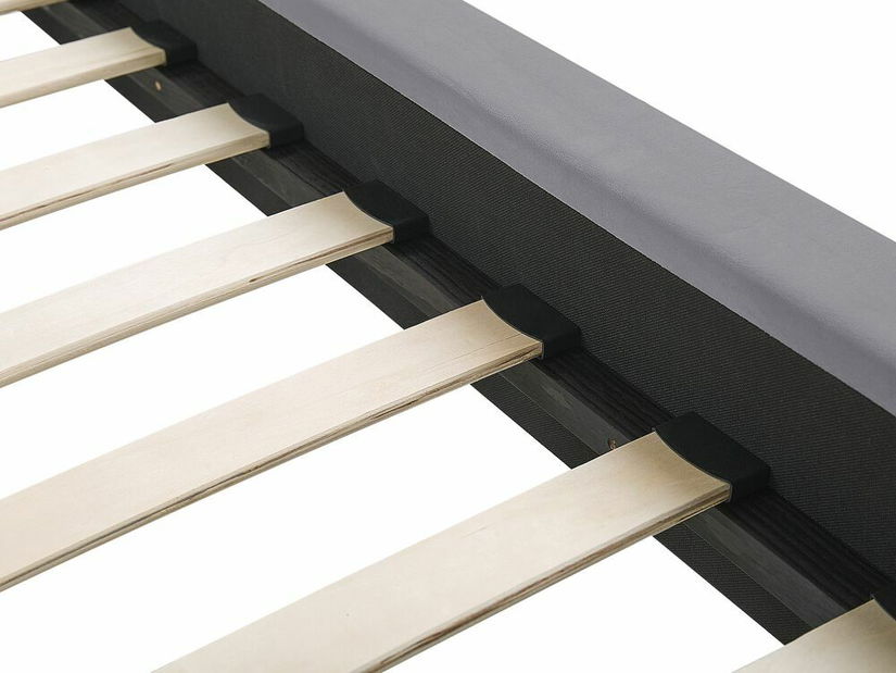 Manželská postel 140 cm Marvik (šedá)