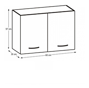 Horní kuchyňská skříňka Hariva New G-60