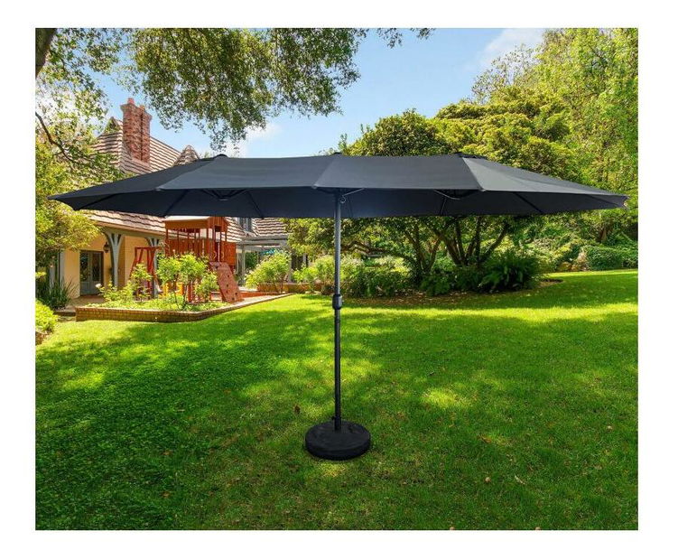 Zahradní slunečník Taso (tmavě šedá)