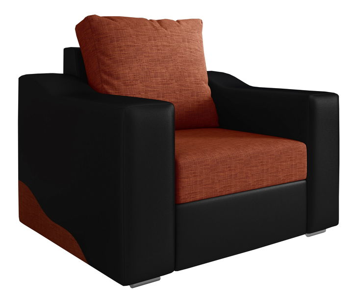 Křeslo Wisteria (oranžová + černá)