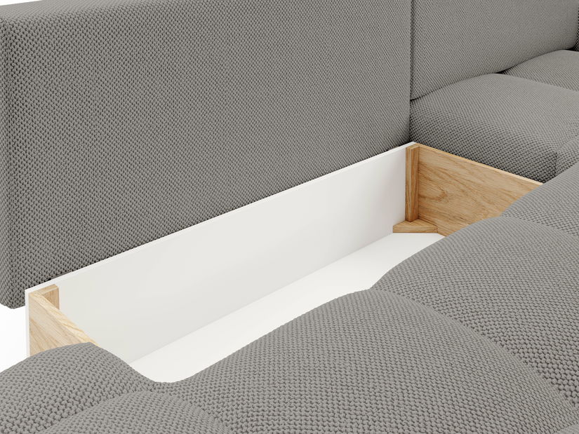 Rohová sedací souprava Sopran (šedá) (P)