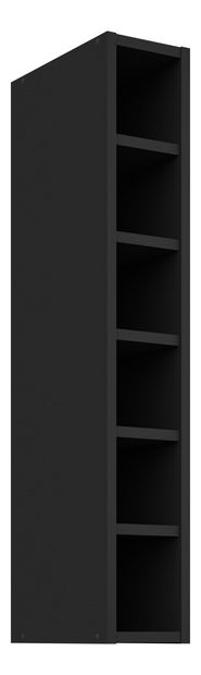 Horní kuchyňský regál Sienla 15 G 90 OTW (černá matná)