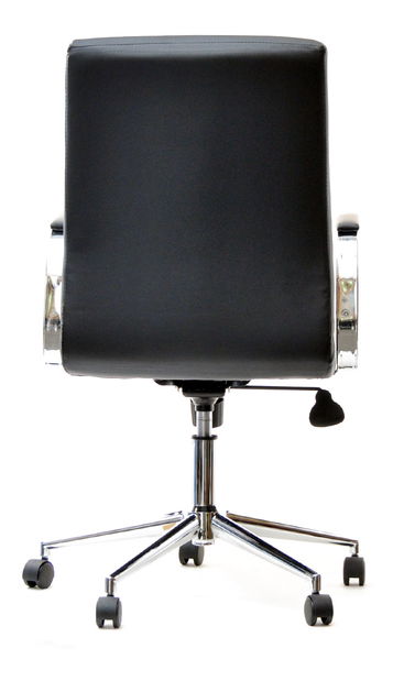 Křeslo Cruise (černá + chromová)