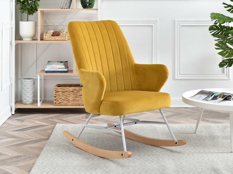 Křeslo Florida (žlutá + černá)