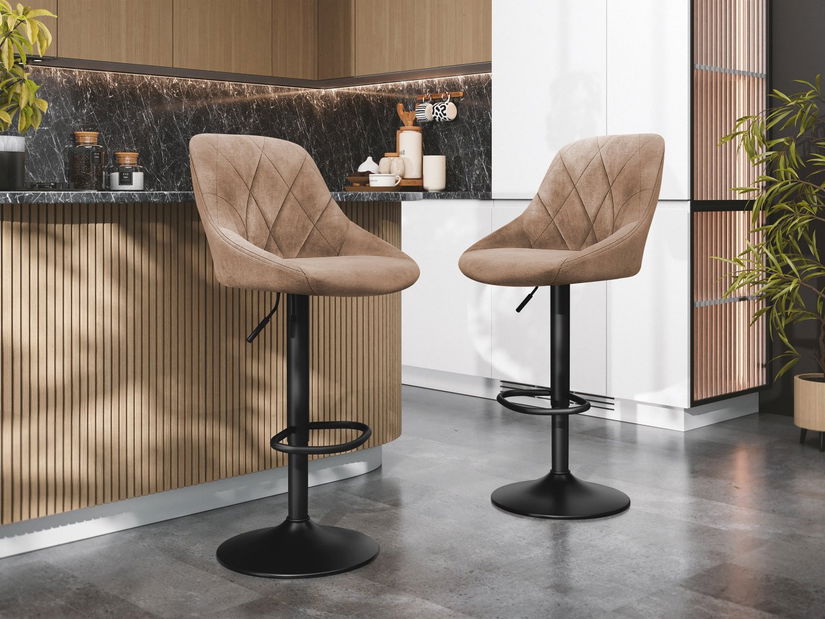 Set 2 ks. barových židlí Hellen H11 (béžová)