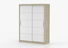 Šatní skříň Viola 06 (dub sonoma + bílá)