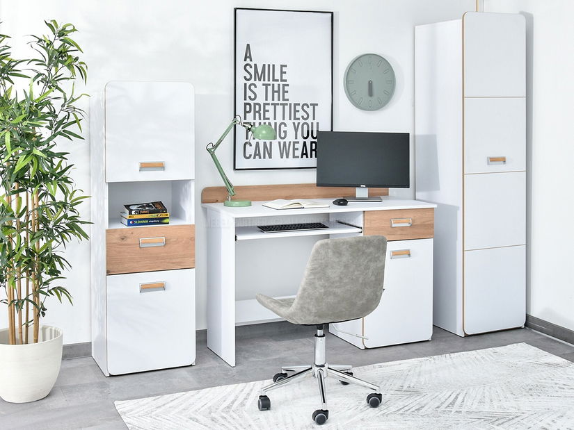 Nábytek do studentského pokoje Clerigo 07 (bílá)