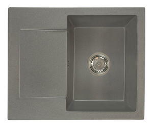 Kuchyňský dřez Dalgam (šedá) (bez otvoru pro baterii) (L)