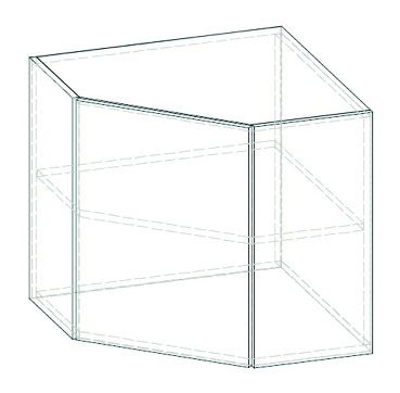 Horní kuchyňská skříňka Lenna LV-05