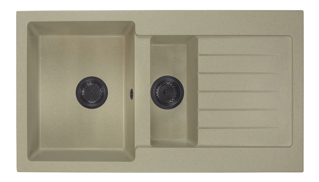 Kuchyňský dřez Altava (béžová) (s 1 otvorem pro baterii) (P)