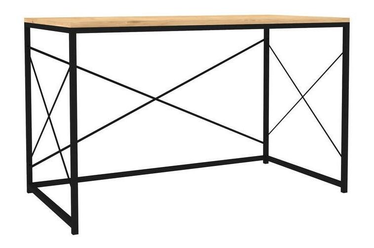 PC stolek Vanutu (dub safírový + černá)