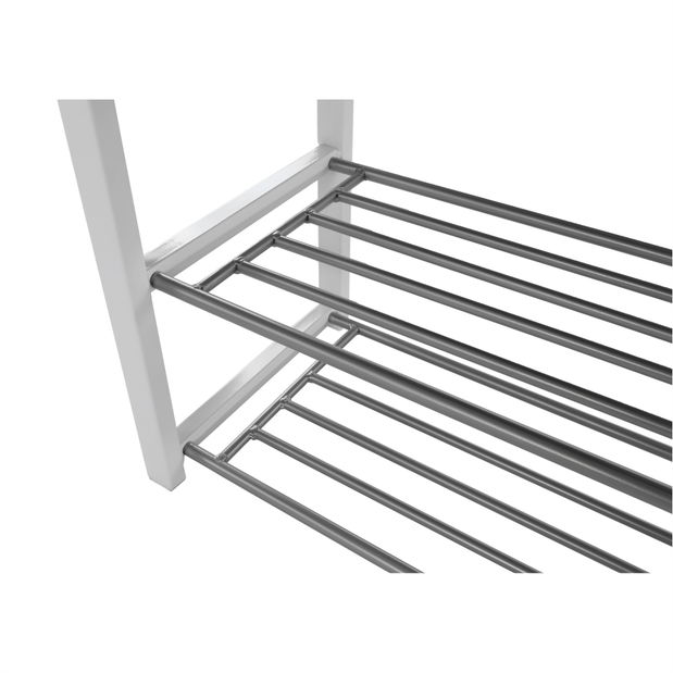 Botník Lelakimusla New (bílá + šedá + chrom)