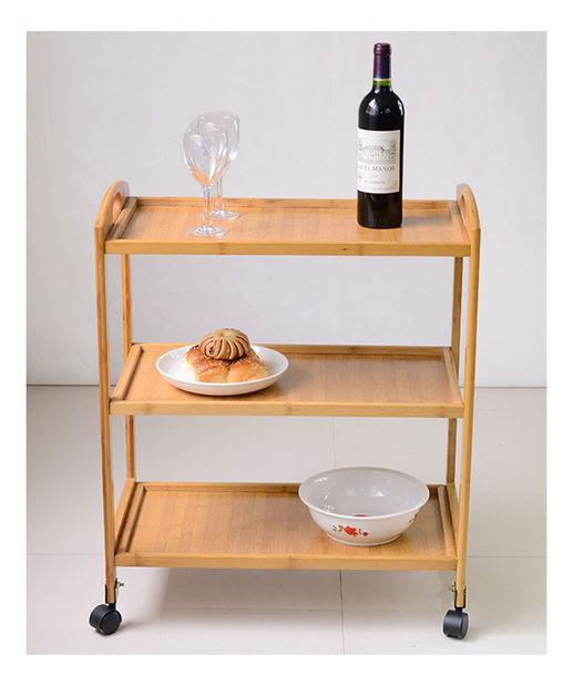Servírovací vozík Marshal (přírodní)