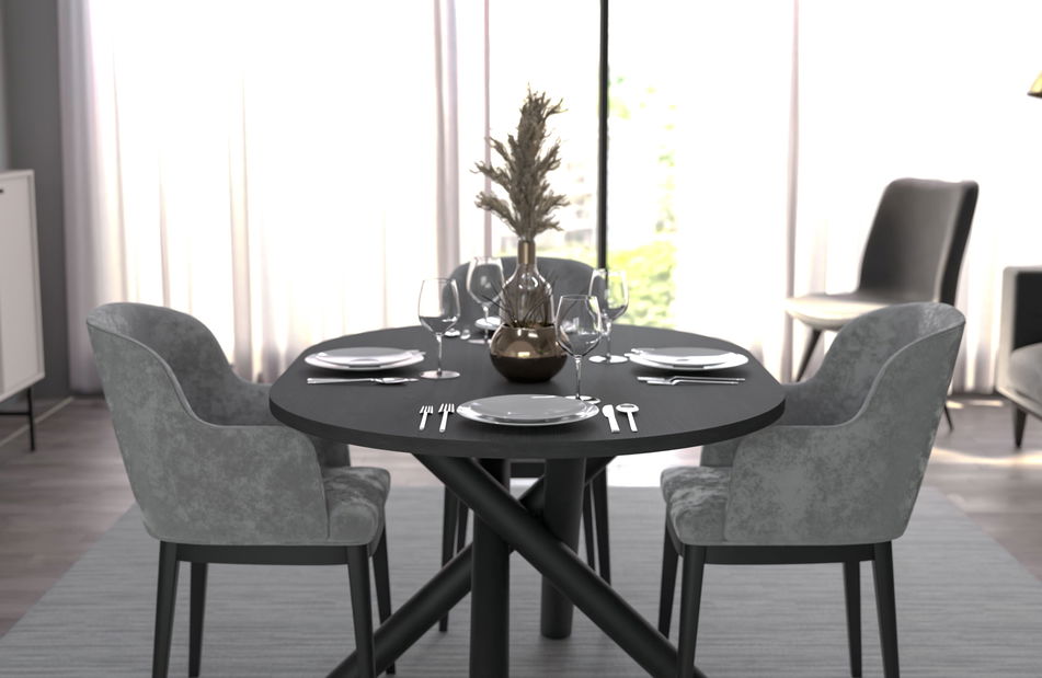 Oválný jídelní stůl Ossla