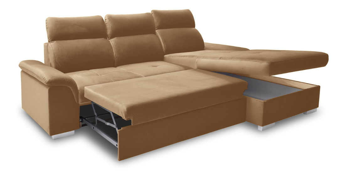 Rohová sedačka BRW MD20-70 (světlohnědá) (P)