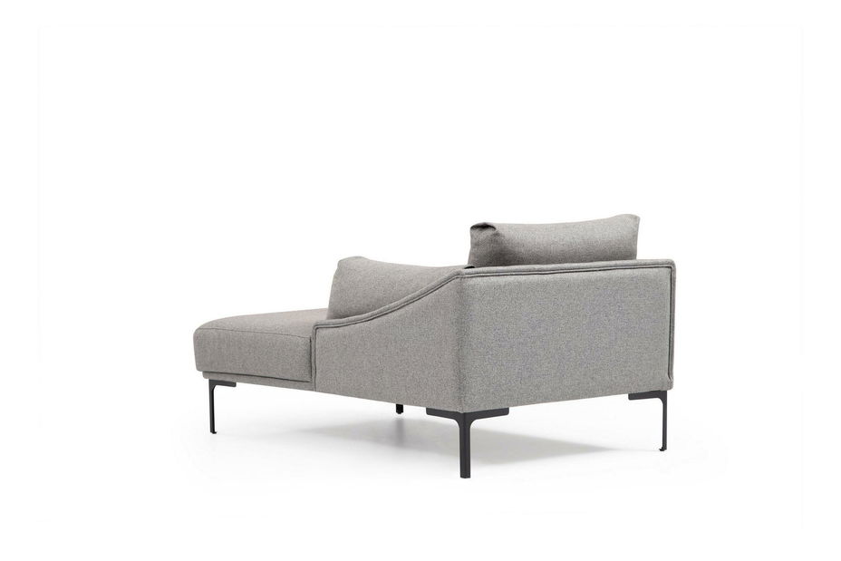 Rohová sedačka Leonero (P) (šedá + černá)