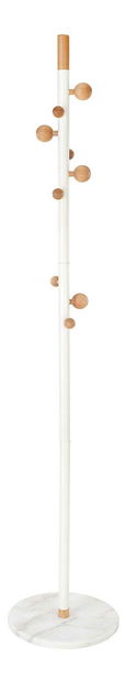 Věšák Wynell (bílá + přírodní)