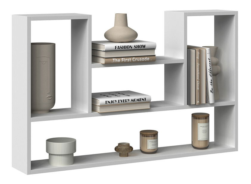 Nástěnná police Batiscafo 2 (bílá)