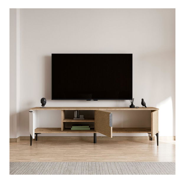 TV stolek/skříňka Tarza TV (dub bílý)