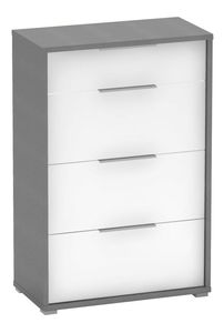 Komoda Hamila NEW TYP 22 (grafit + bílá)