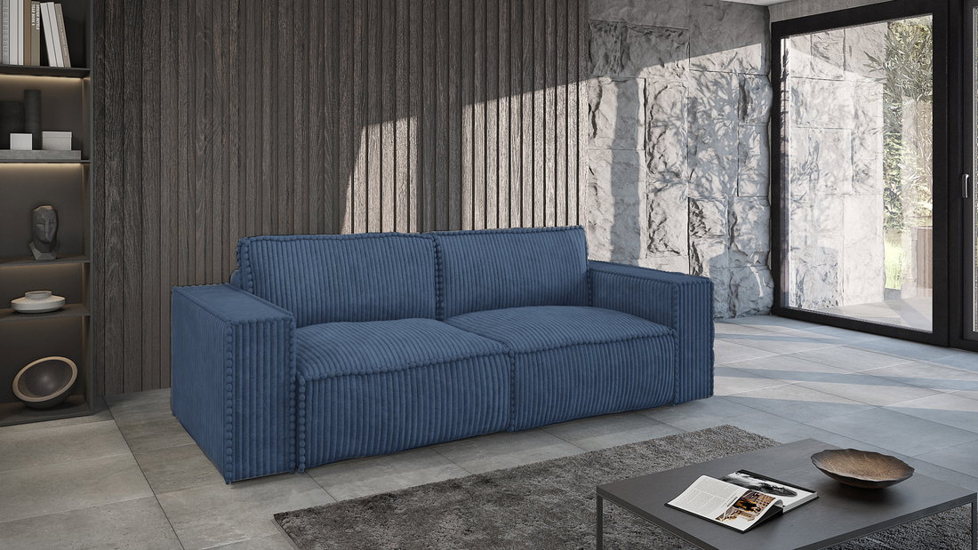 Pohovka třísedačka Tindara 3OS (inkoustová)