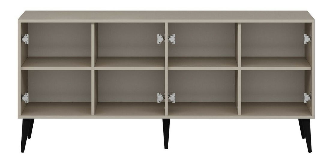 Komoda Primisioso (písková + černá)