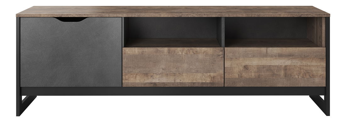 TV stolek/skříňka Adrissa (dub sand grande + matera)