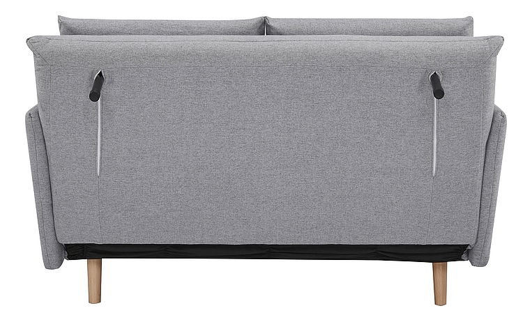 Sedačka futon Wally (šedá)