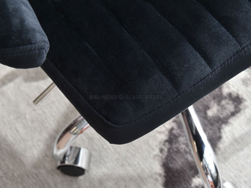 Židle Merylyn (černá + chromová)