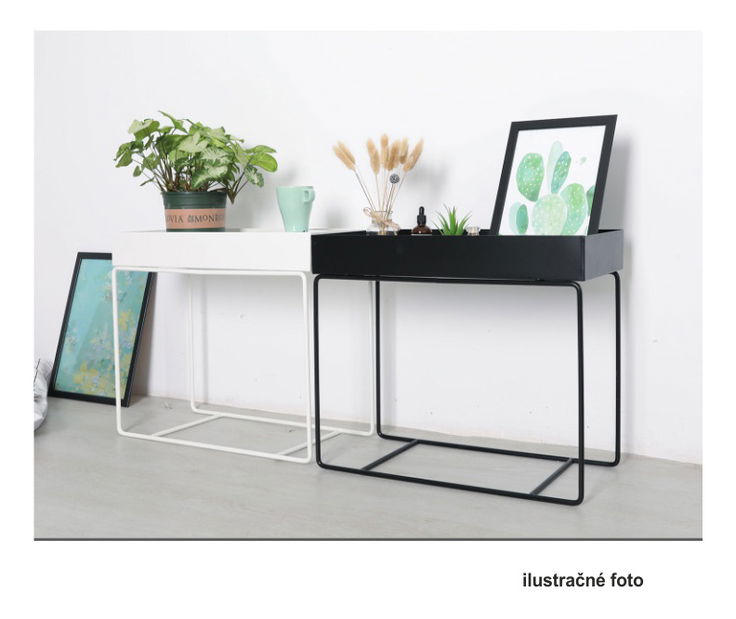 Kovový květináč Indrazia typ 3 (tmavě zelená)