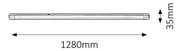 Podhledové svítidlo Band Light 2309 (stříbrná)