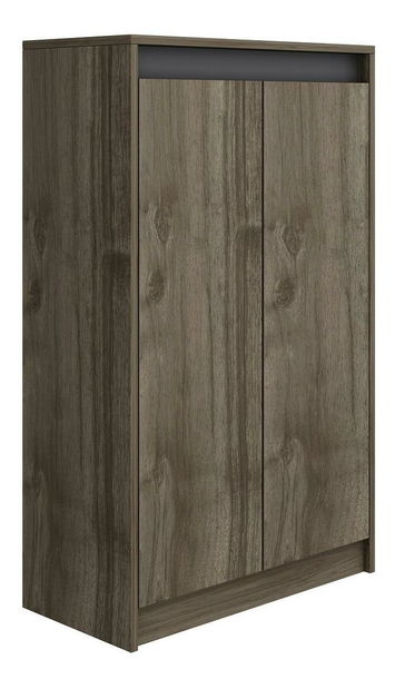 Skříňka Maladivas (ořech + černá)