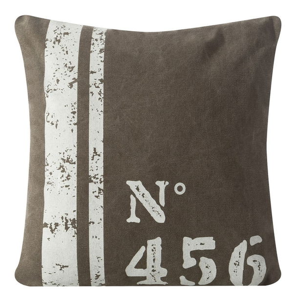 Ozdobný polštář 45x45 cm Post (hnědá) (1 ks)