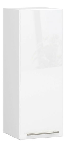 Horní kuchyňská skříňka Ozara W30 H720 (bílá + bílý lesk)