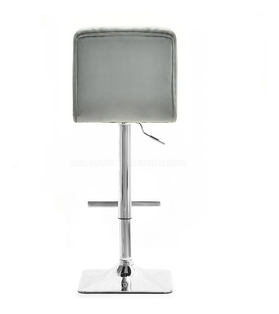 Židle Hanoi (šedá + chromová)